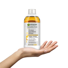 Garnier Eau micellaire argan – disque coton, nettoyage en douceur sur le visage