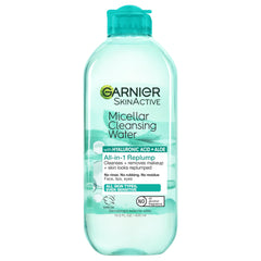 Garnier Eau Micellaire Hyaluronique – bouteille 400 ml prête à l’emploi et hydratante.