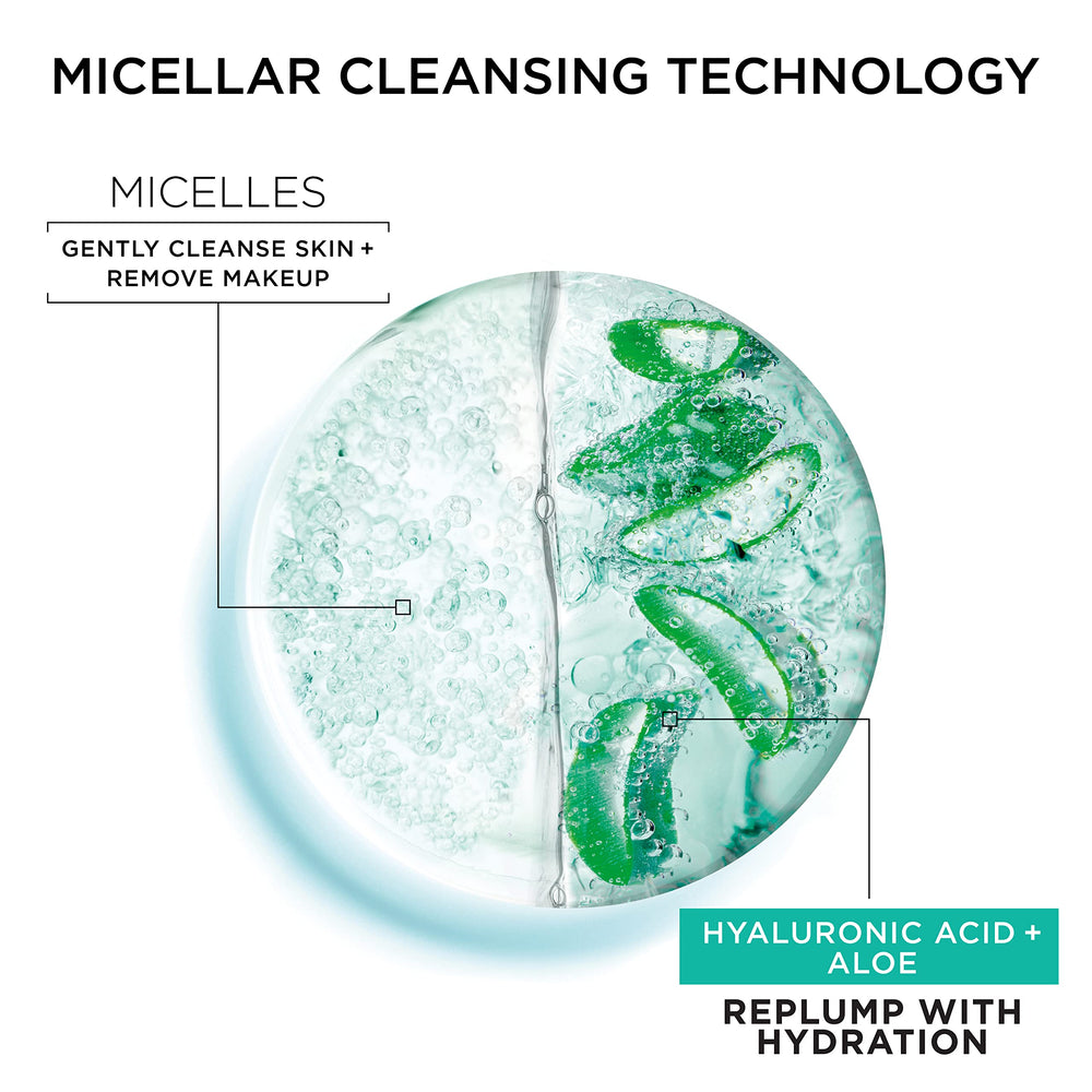 Garnier Eau micellaire hydratante – texture légère, hydratation qui dure