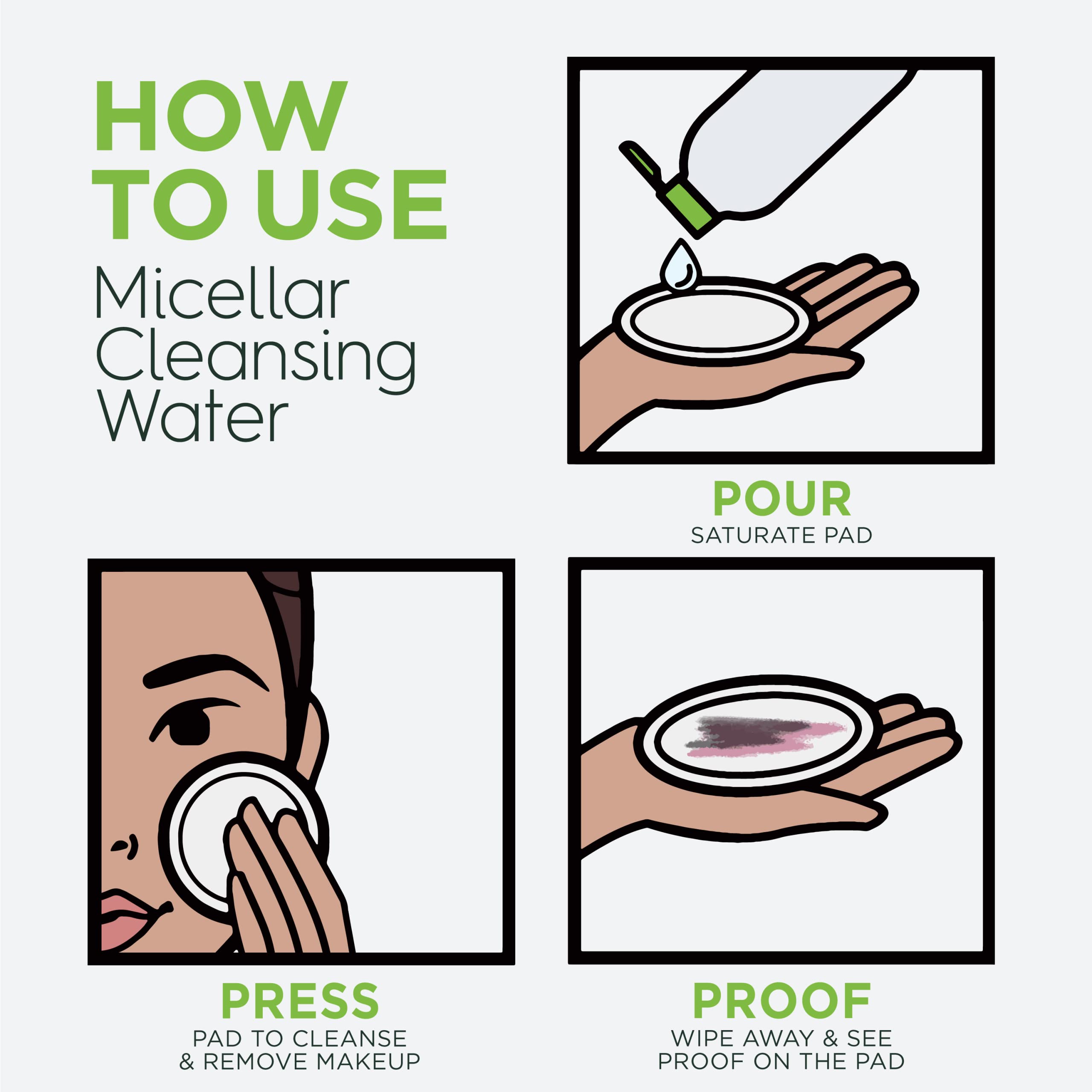 Garnier Eau Micellaire – sans parfum, adapté aux peaux sensibles.