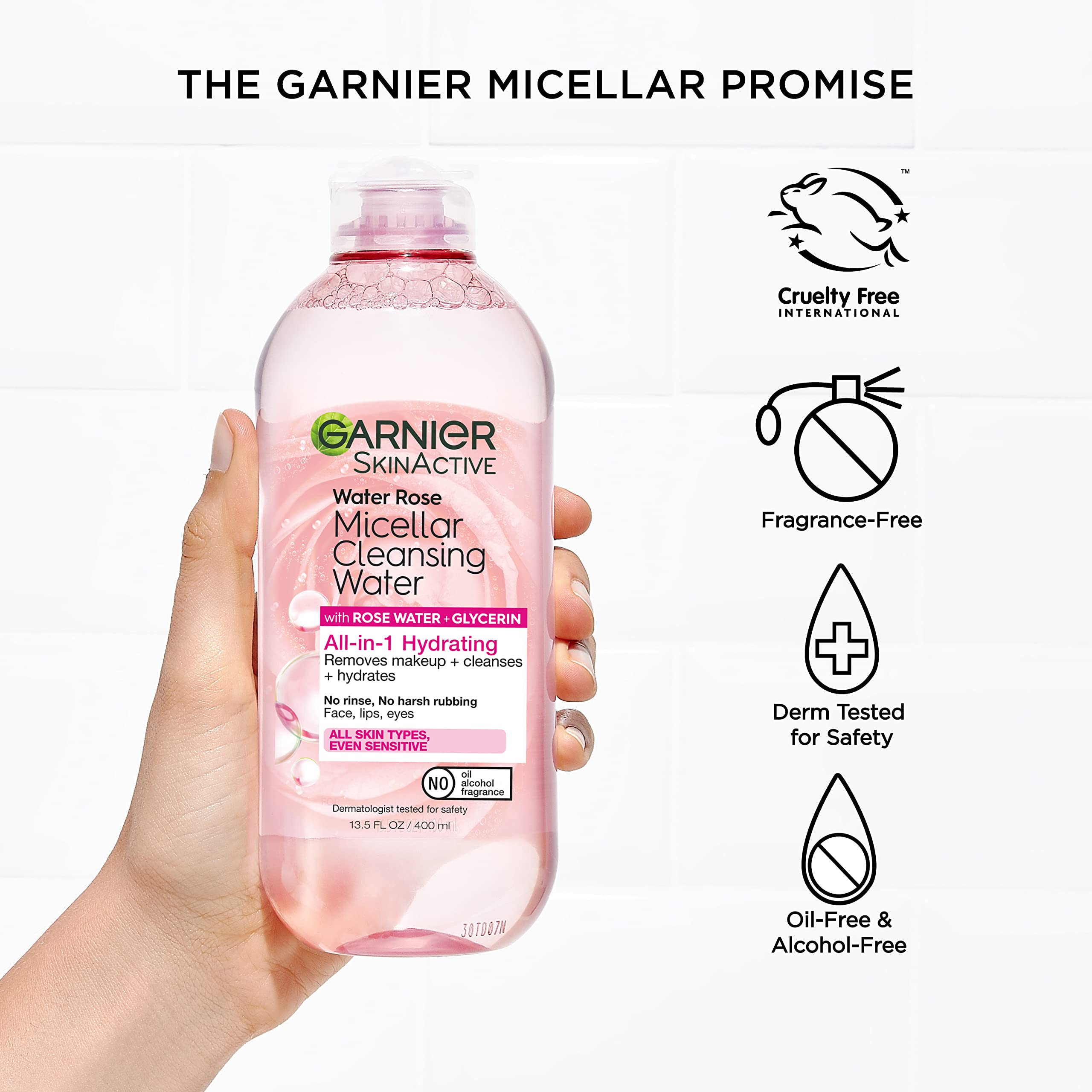 Garnier Eau Micellaire Rose – hydratation quotidienne sans dessèchement