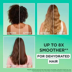 Garnier Fructis Aloe Vera Hair Food, texture crème nourrissante pour les longueurs et les racines.