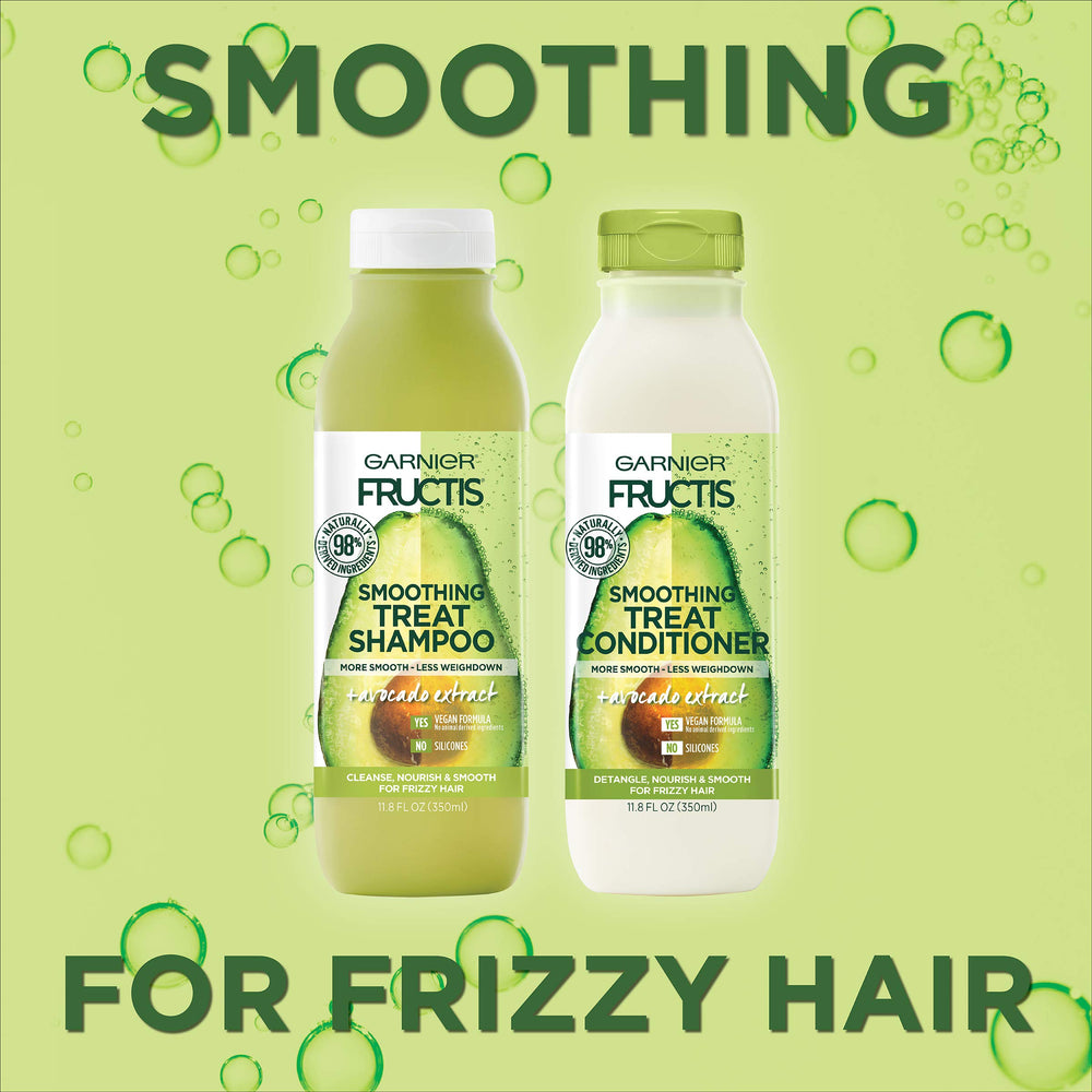 Garnier Fructis Formule sans silicones végane pour routine légère.
