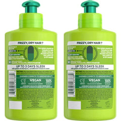 Flacon Garnier Fructis Sleek & Shine sans rinage pour cheveux faciles à discipliner