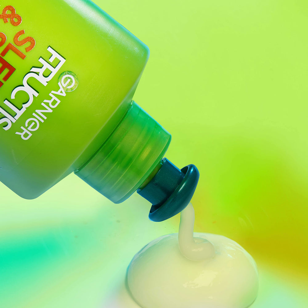 Huile d'argan dans Garnier Sleek & Shine, cheveux nourris sans alourdir
