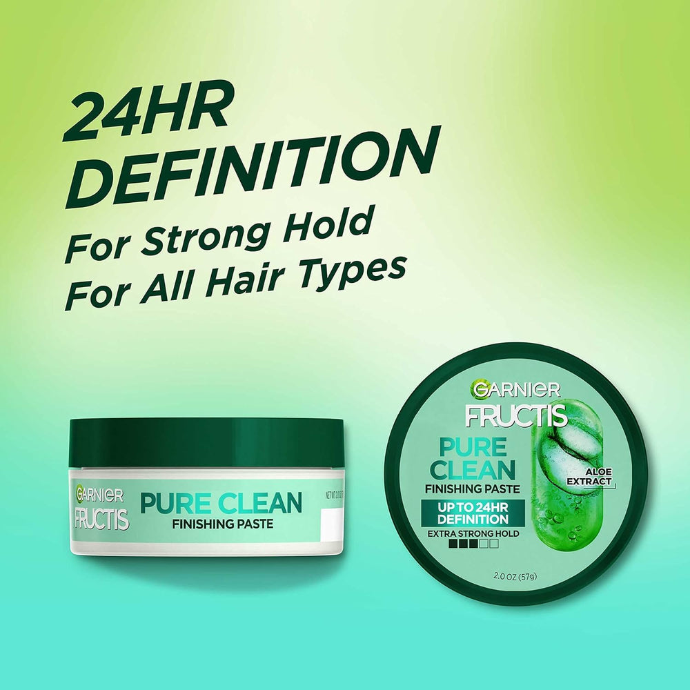 Garnier Fructis Style Pure Clean Finishing Paste — look soigné, brillance naturelle sans résidu.