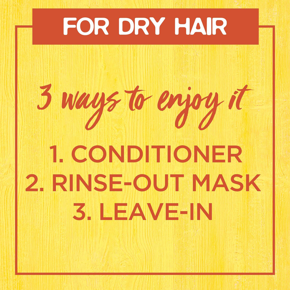 Garnier Hair Food Banane - application de masque nourrissant pour cheveux secs.