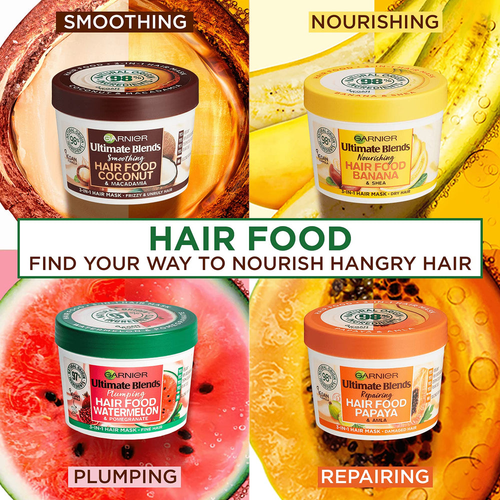 Garnier Hair Food Papaye – Texture crème fondante qui nourrit sans alourdir.
