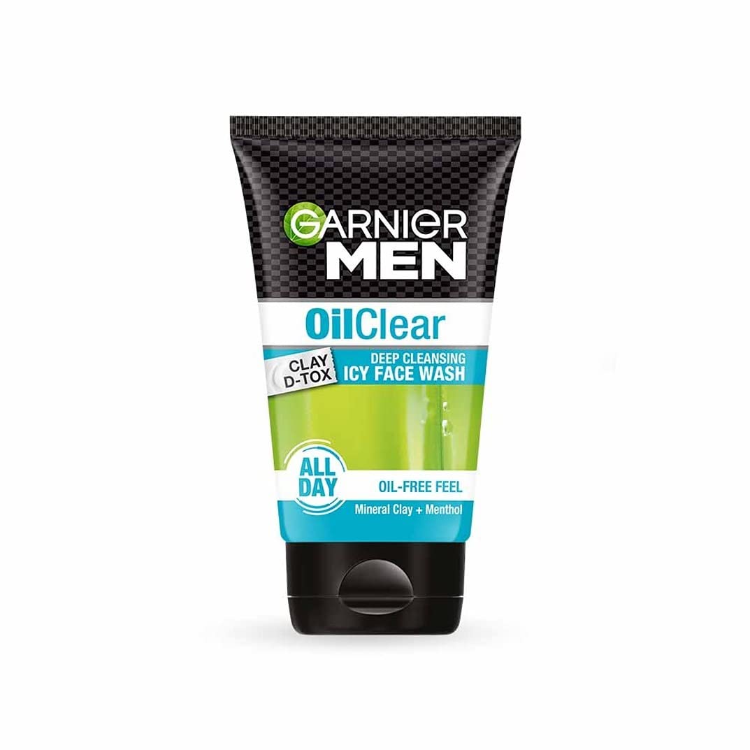 Garnier Homme – nettoyant visage contre-brillance pour peau mate durable.