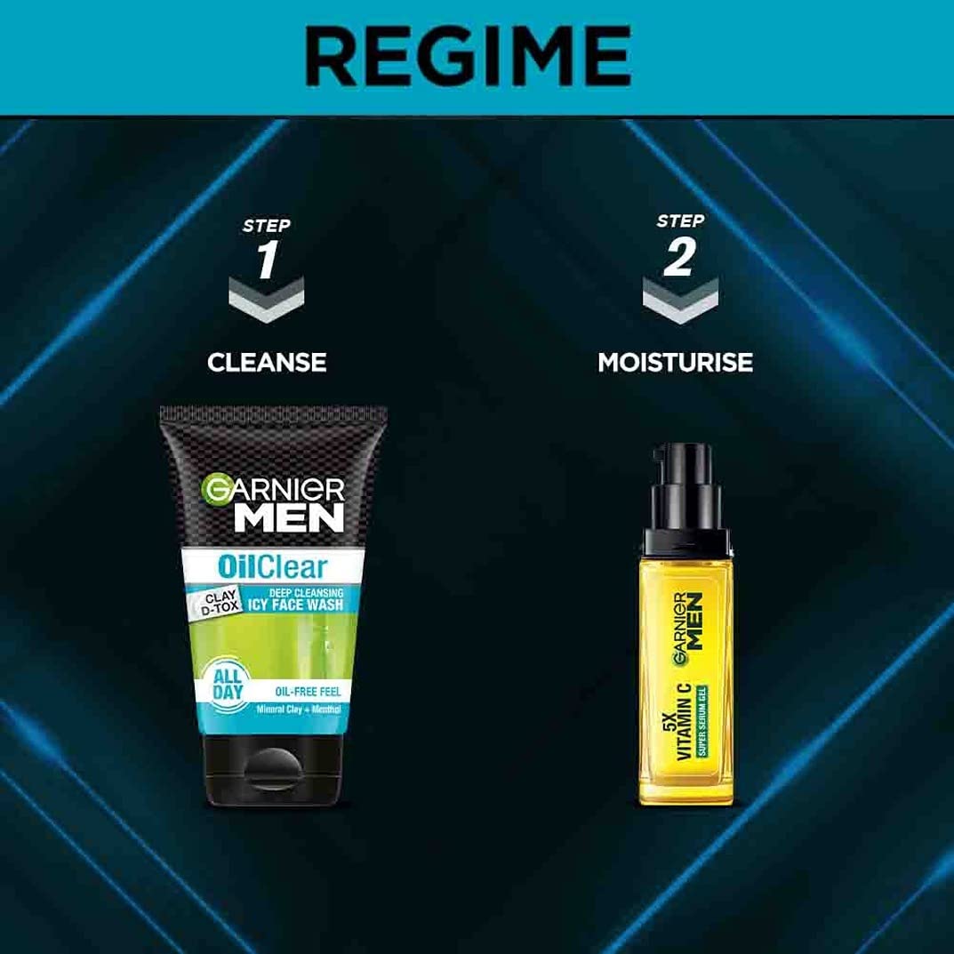 Garnier Homme – sensation de fraîcheur durable sur la peau.
