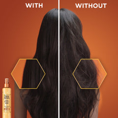 Effet anti-frisottis Hair Honey Milk donnant jusqu’à 100 heures de maîtrise.