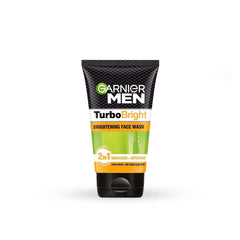 Garnier Men TurboBright - bouteille-visage pour routine pratique éclairant la peau.