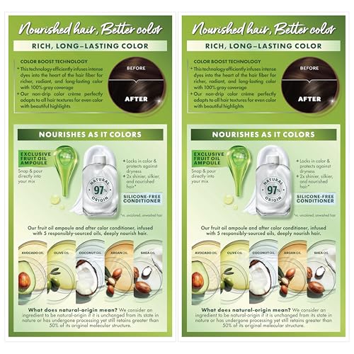 Ampoule huile fruits Garnier Nutrisse pour nourrir pendant la coloration.