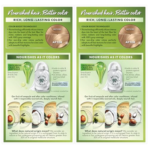 Ampoule huile fruits Garnier Nutrisse: nourrir les cheveux pendant la coloration.