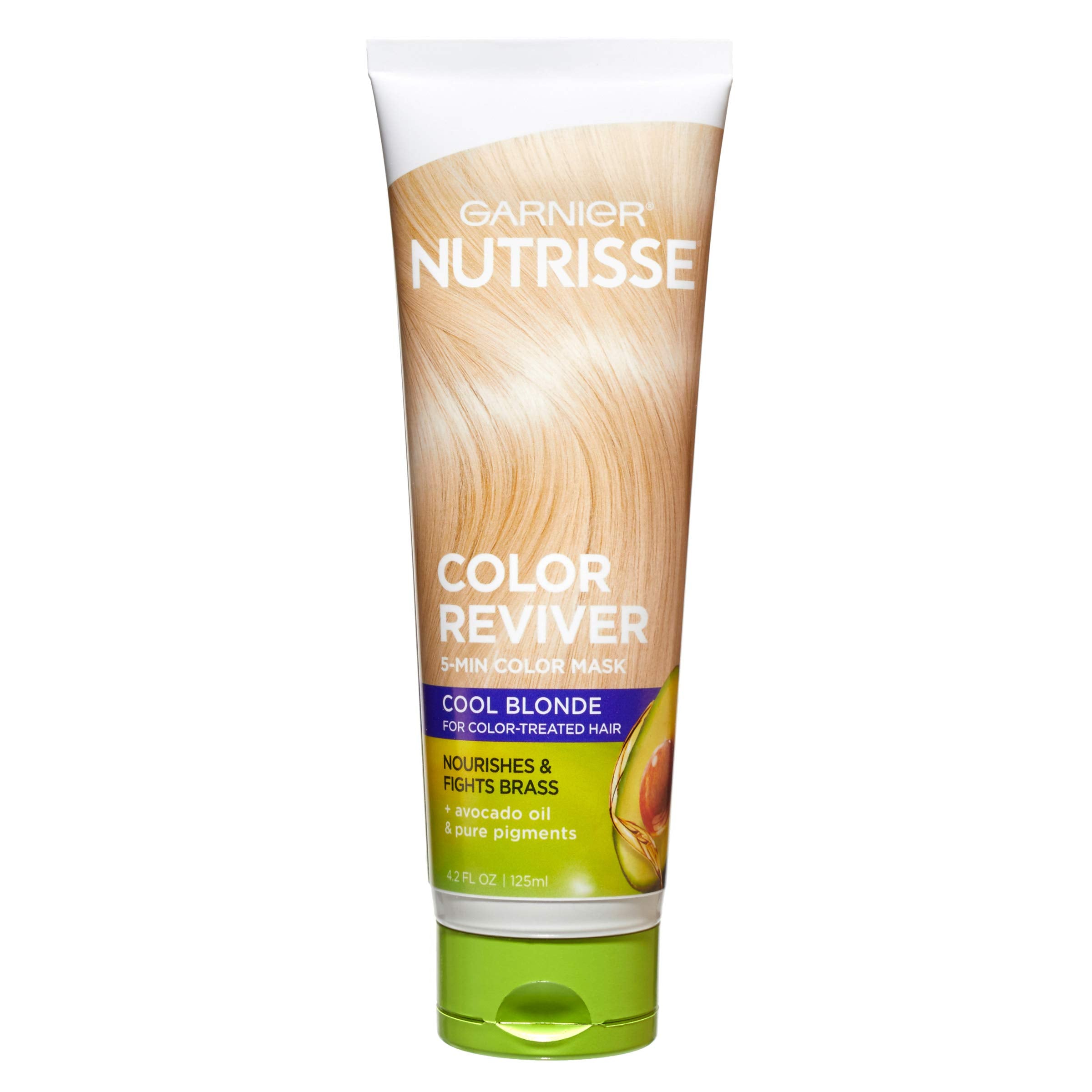 Garnier Nutrisse Color Reviver : masque 5 minutes pour blond froid rafraîchi et nourri.