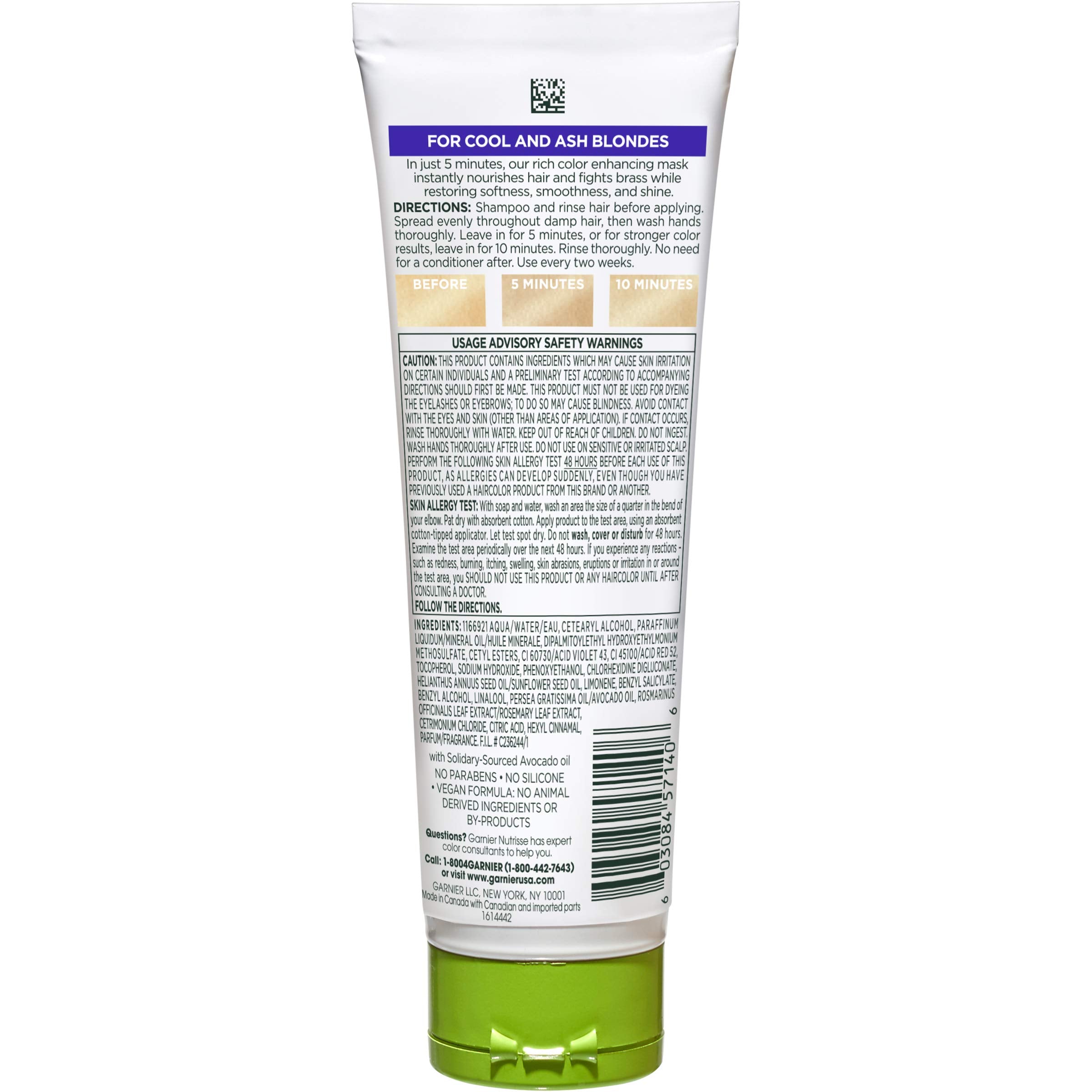 Garnier Nutrisse Color Reviver offre douceur et brillance grâce à l’huile d’avocat.