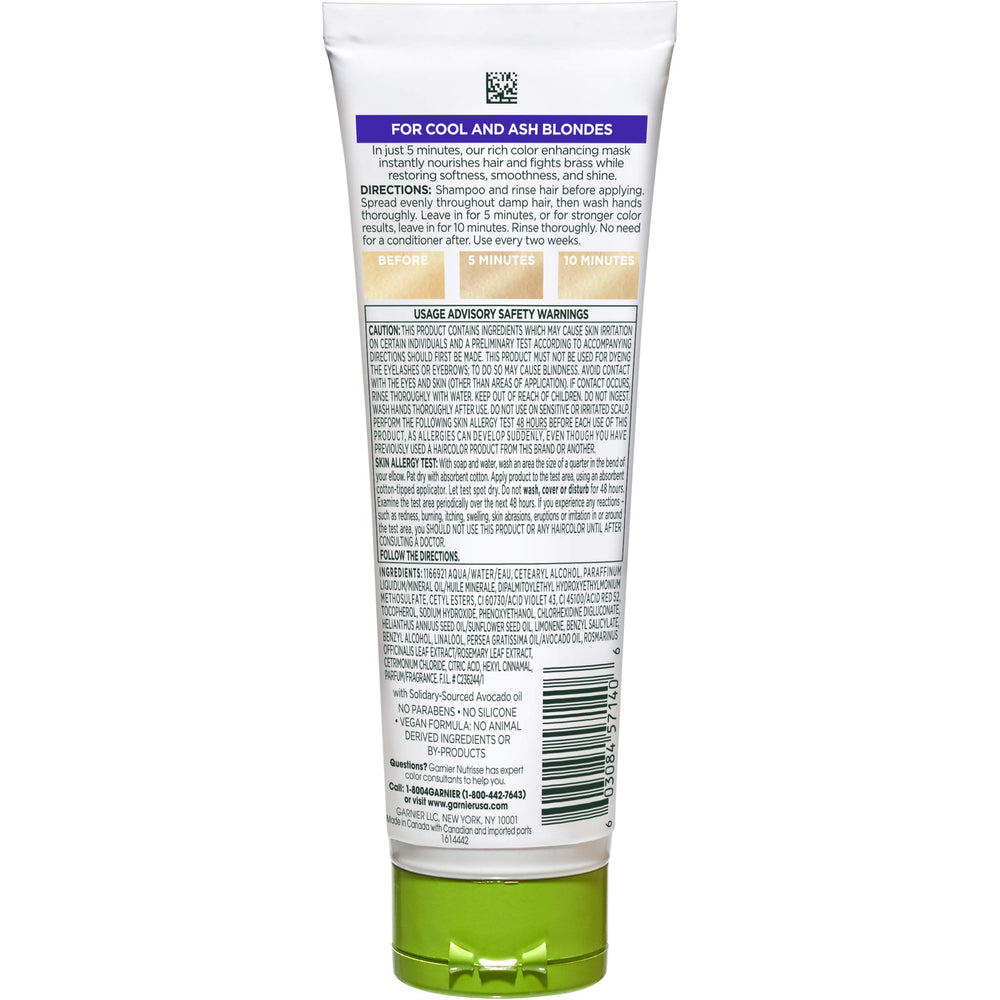 Garnier Nutrisse Color Reviver offre douceur et brillance grâce à l’huile d’avocat.