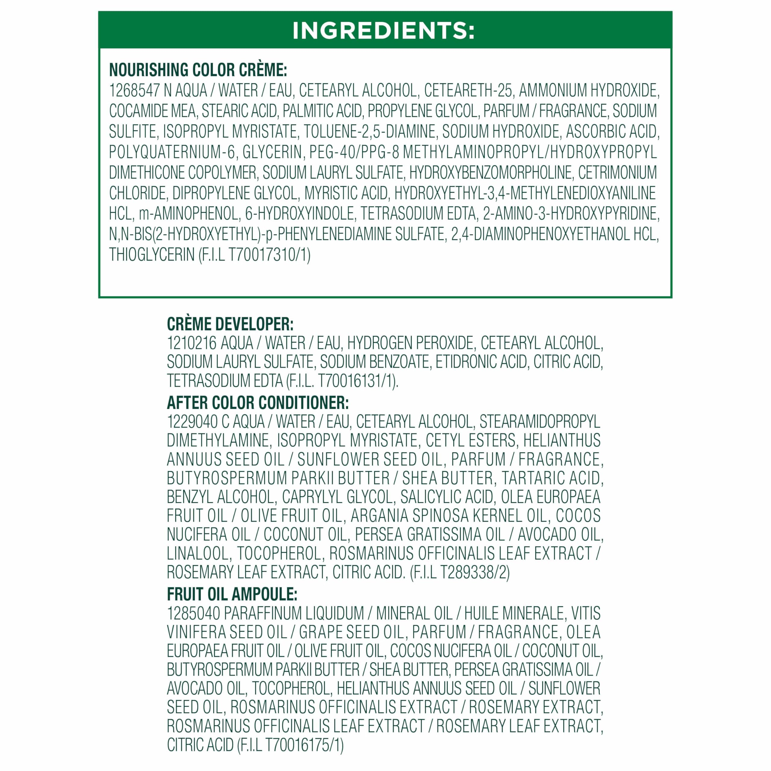 Garnier Nutrisse: résultat couleur riche et durable sur toutes textures.