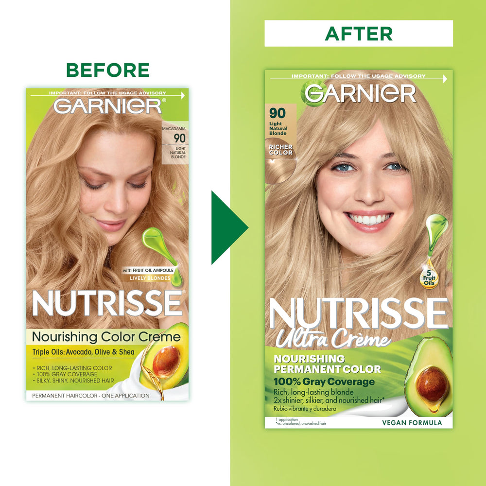 Conditionneur après couleur Garnier Nutrisse: hydratation et douceur.
