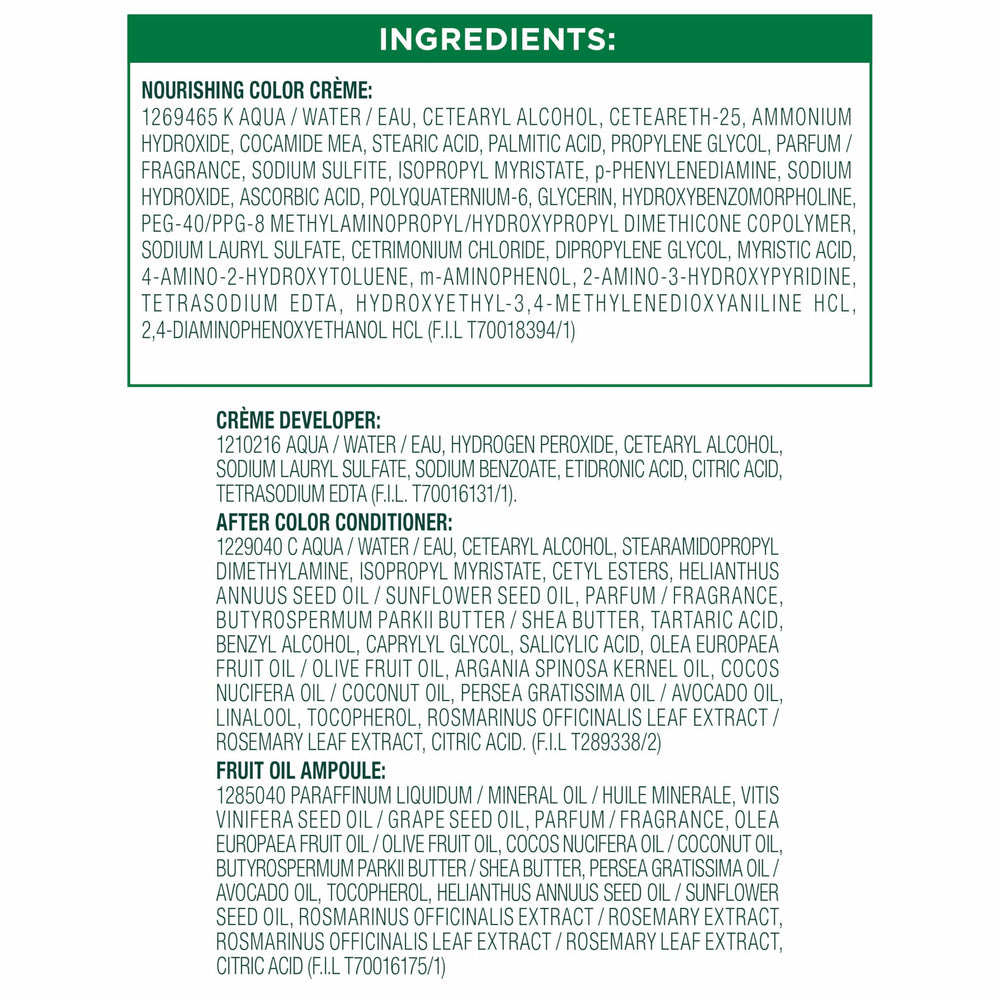 Garnier Nutrisse, couverture gris optimisée pour cheveux gris.