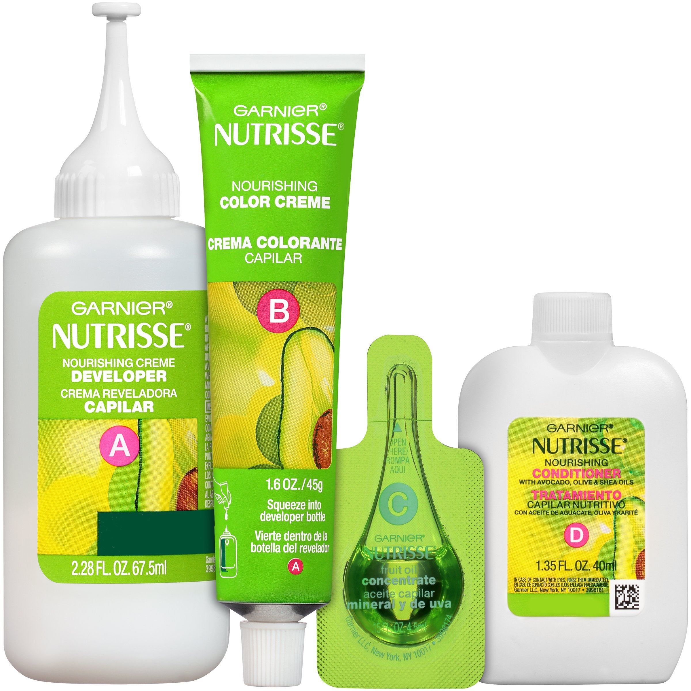 Couverture des gris par Garnier Nutrisse, couleur fidèle et longue tenue sur cheveux texturés.