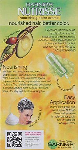 Garnier Nutrisse: crème-melange facilite le mélange homogène pour une couleur uniforme.