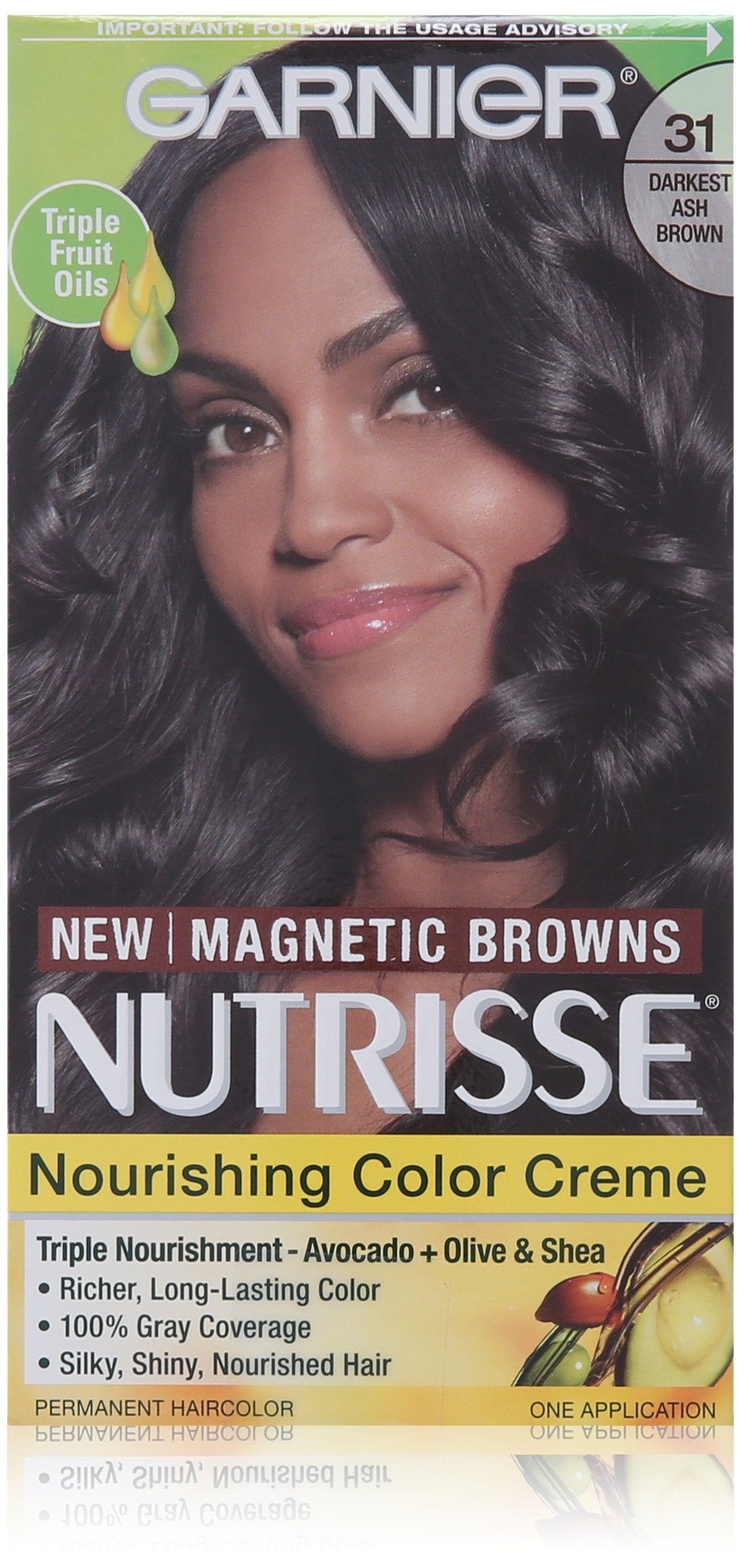 Garnier Nutrisse: tube-teinture prêt à l'emploi pour coloration à domicile.