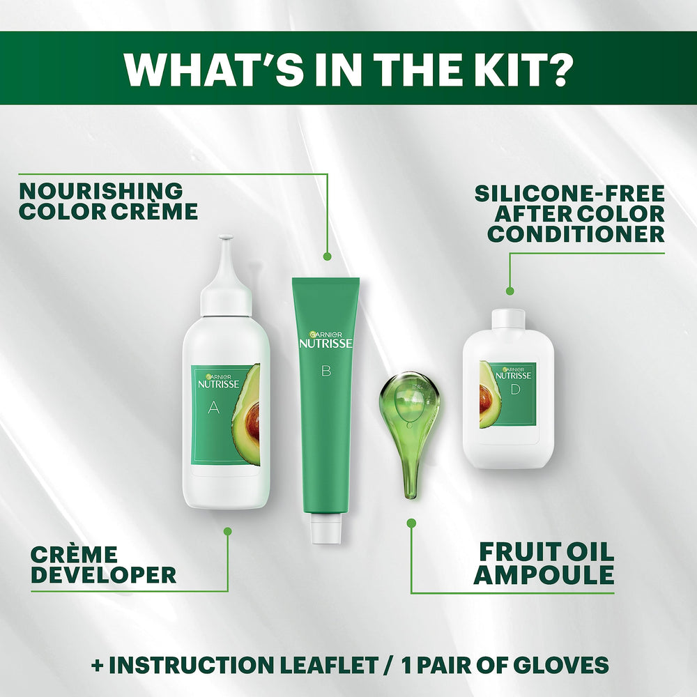 Garnier Nutrisse, gamme teintes vegan et cruelty-free pour le choix responsable.