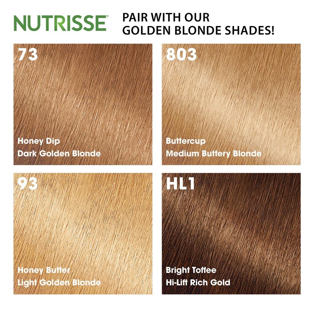 Cheveux après utilisation, couleur rafraîchie et douceur du soin Garnier Nutrisse
