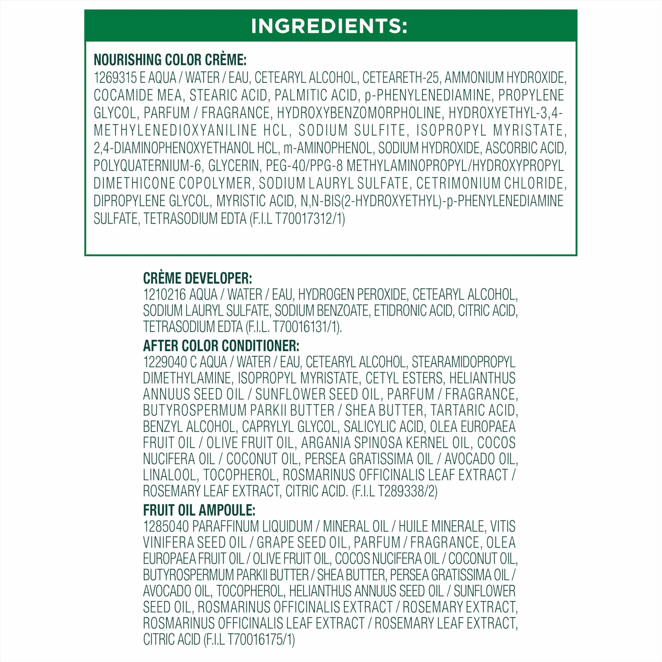 Résultat final Garnier Nutrisse – noir profond et durable.