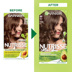 Garnier Nutrisse technologie boost gris, couvre efficacement les cheveux gris