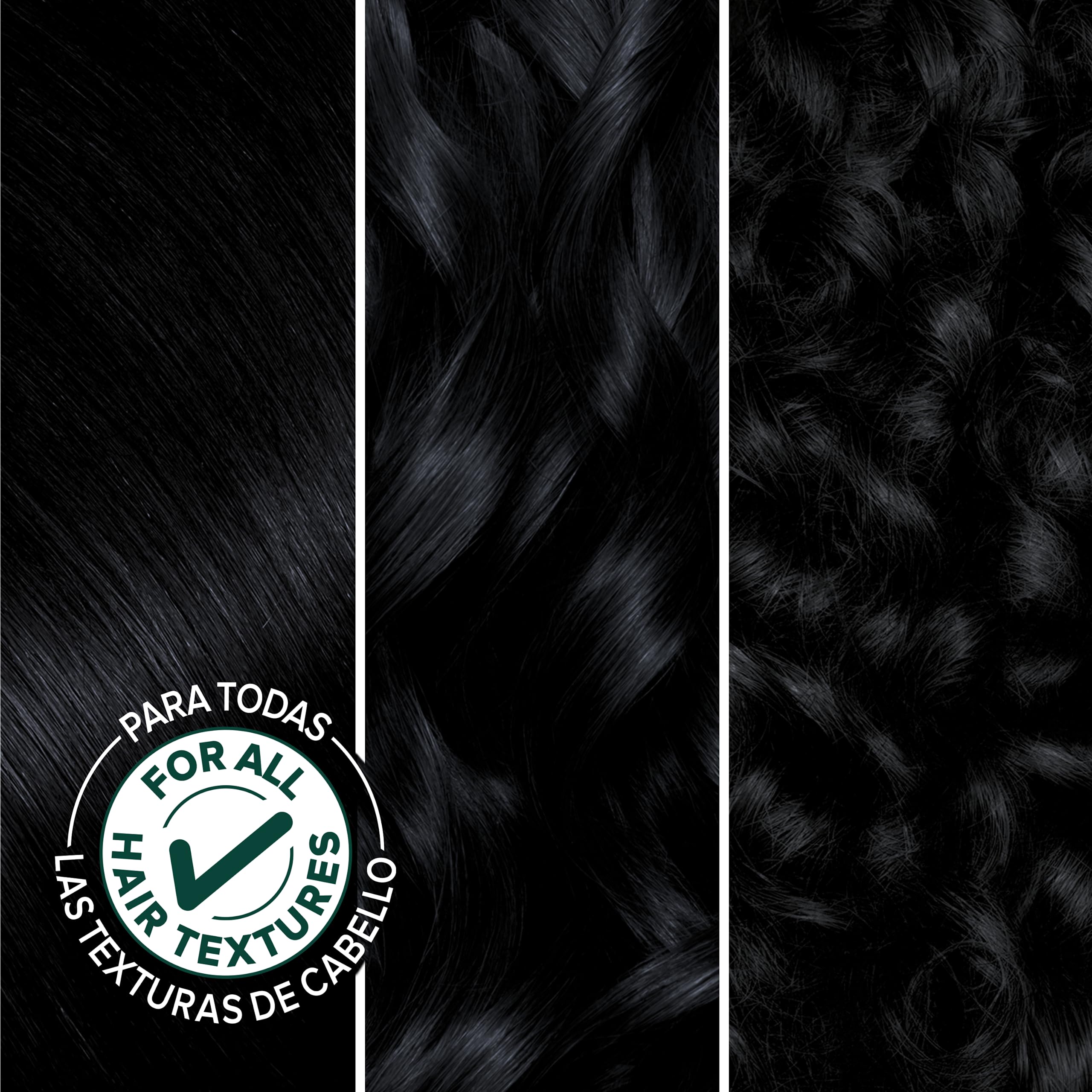 Texture des cheveux après coloration – nourris et brillants.