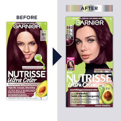 Nutrisse BR2 application crème; distribution facile sur cheveux foncés