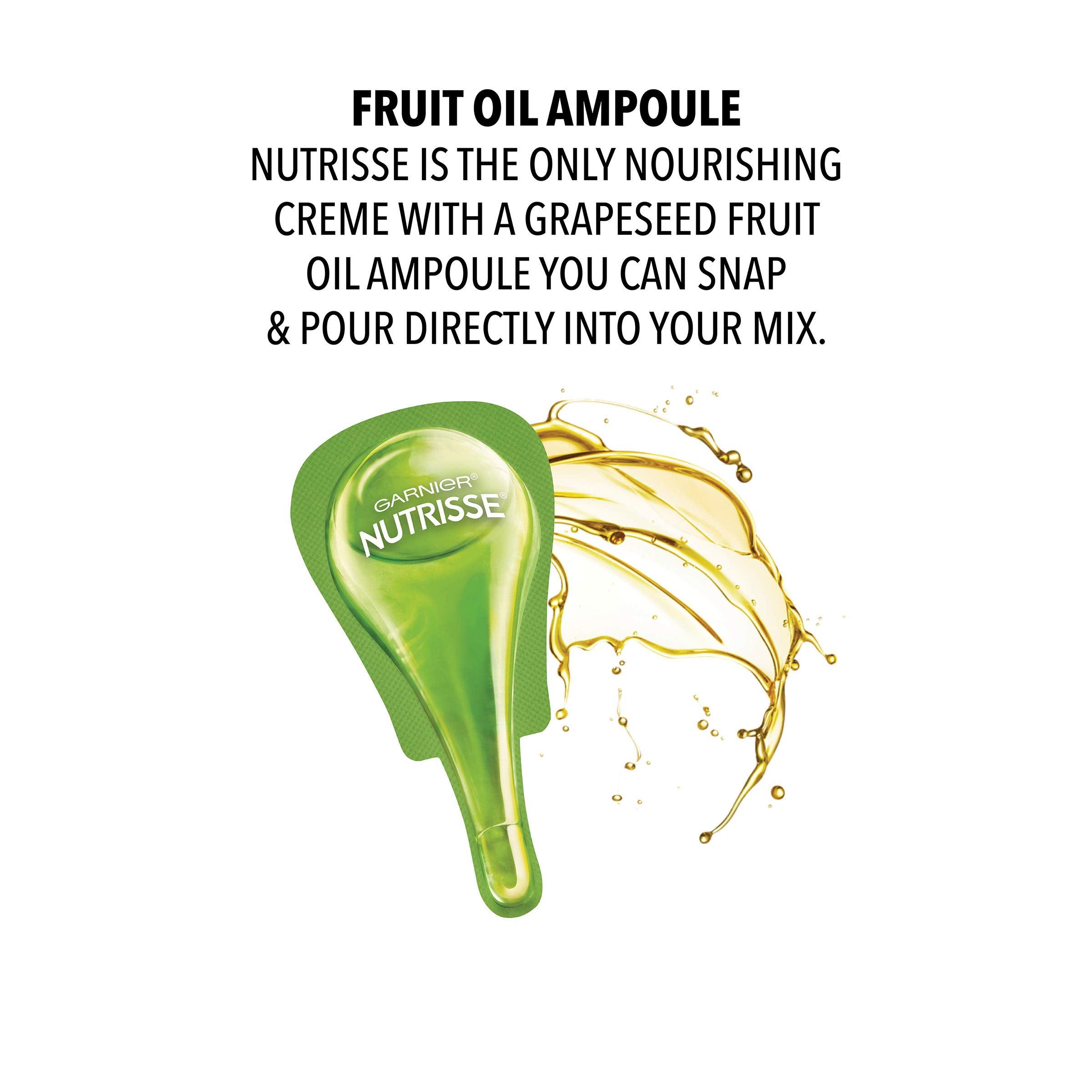 Garnier Nutrisse Ultra Color Crème : après-coloration, conditioner nourrissant apporte brillance.