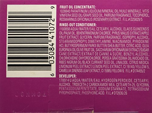 Garnier Nutrisse Ultra Color Crème : guide d’instructions clair dans le kit.