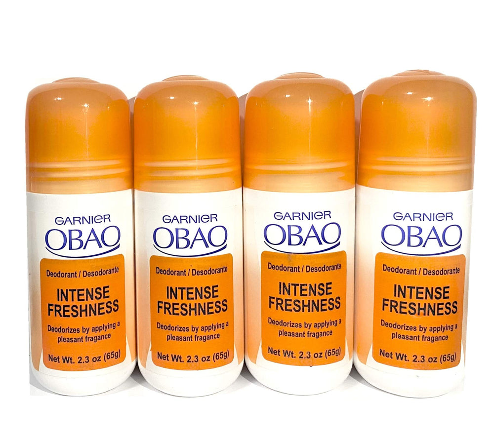 Garnier OBOA roll-on déodorant 48h pour une fraîcheur durable sans alcool.
