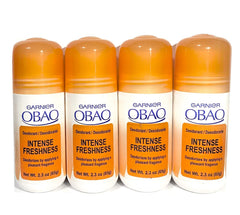 Garnier OBOA roll-on déodorant 48h pour une fraîcheur durable sans alcool.