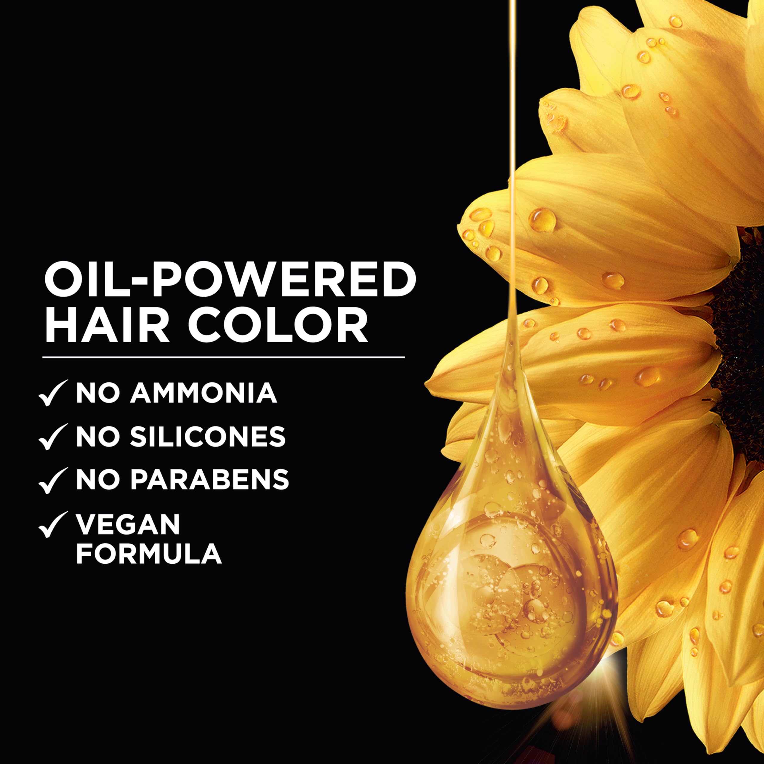 Garnier Olia gants de protection pendant l’application.