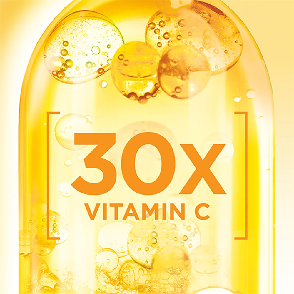 Garnier Sérum Vitamine C : gouttes faciles à appliquer sur le visage.