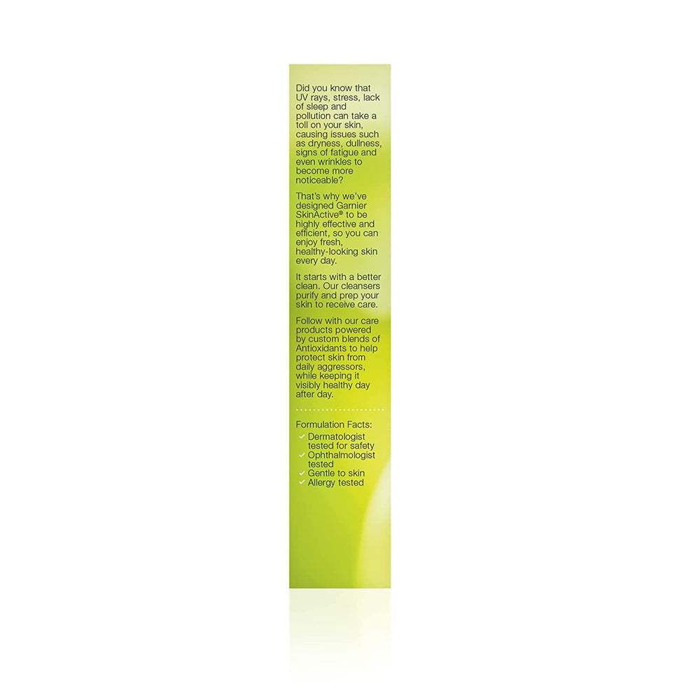 Application rapide Garnier SkinActive Yeux: rituel efficace autour des yeux.