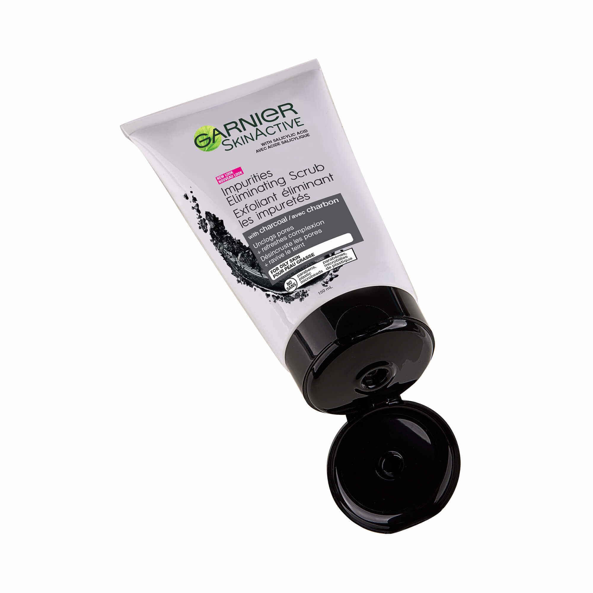 Garnier SkinActive Charbon pores réduction visuelle après utilisation.