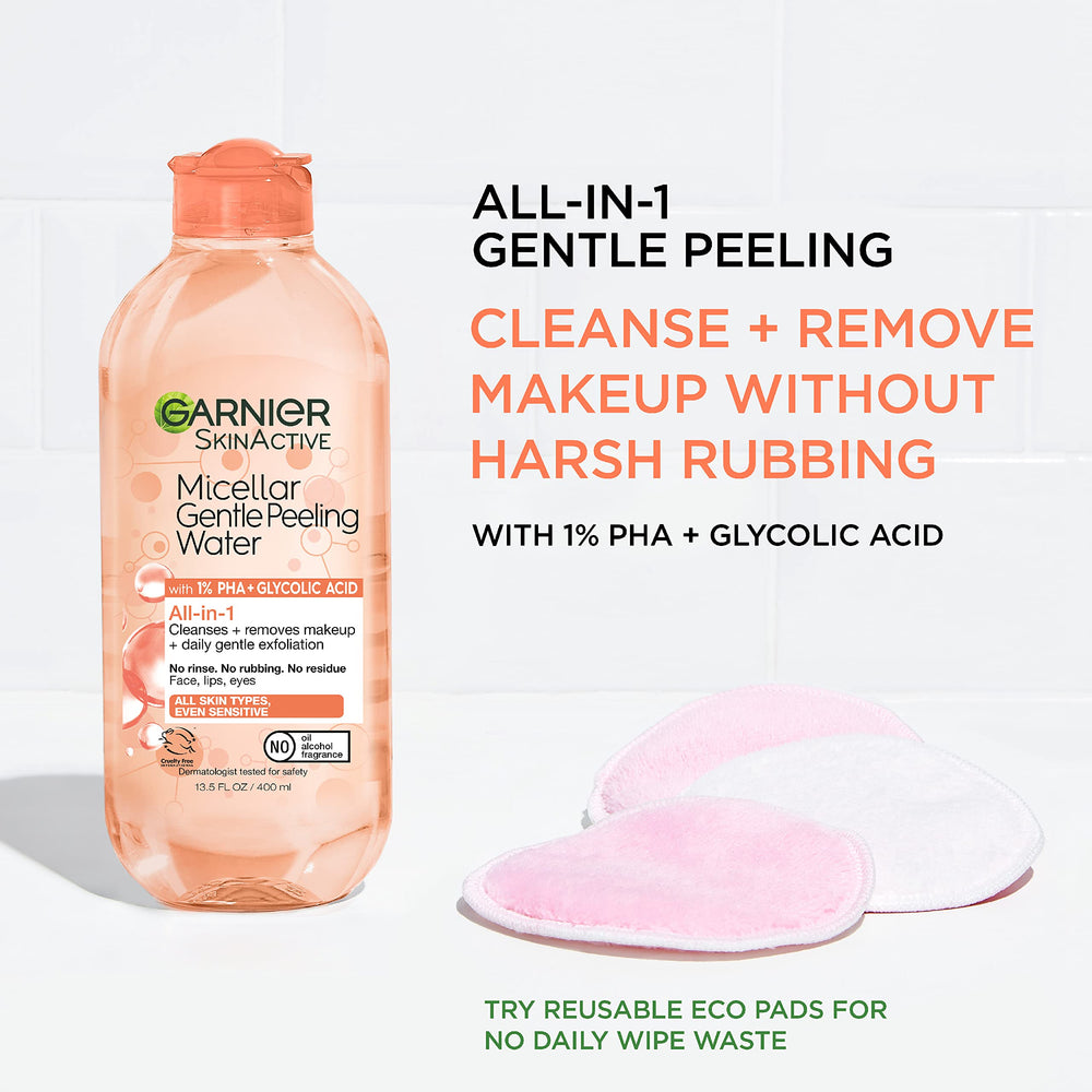 Garnier SkinActive Formules Douces soins visage adaptés à tous les types de peau.