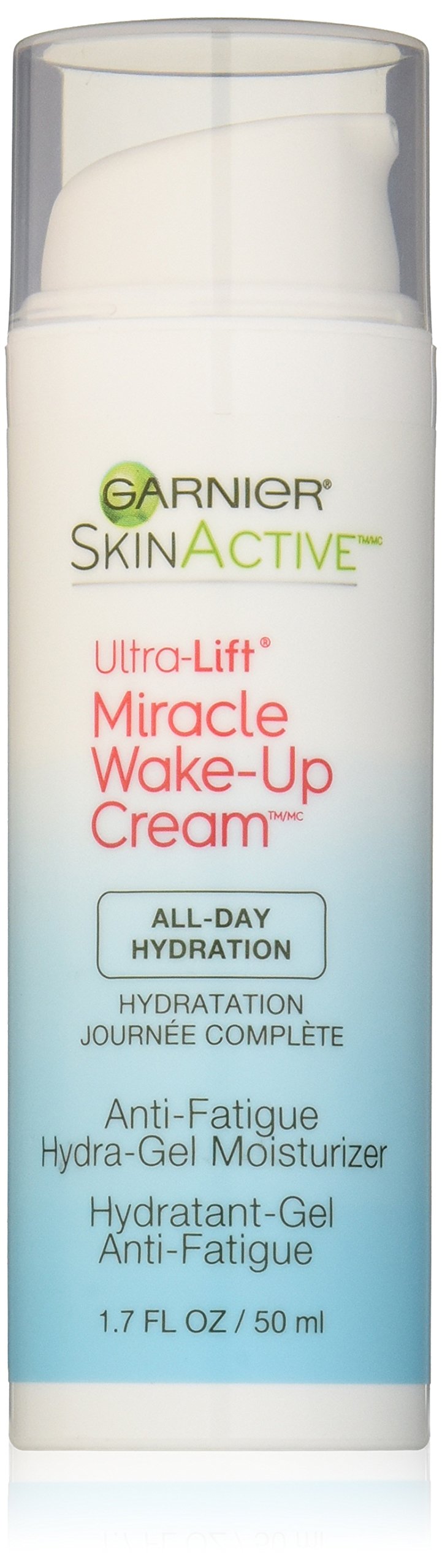 Garnier SkinActive Miracle Anti-Fatigue : bouteille pompe prête à hydrater rapidement la peau