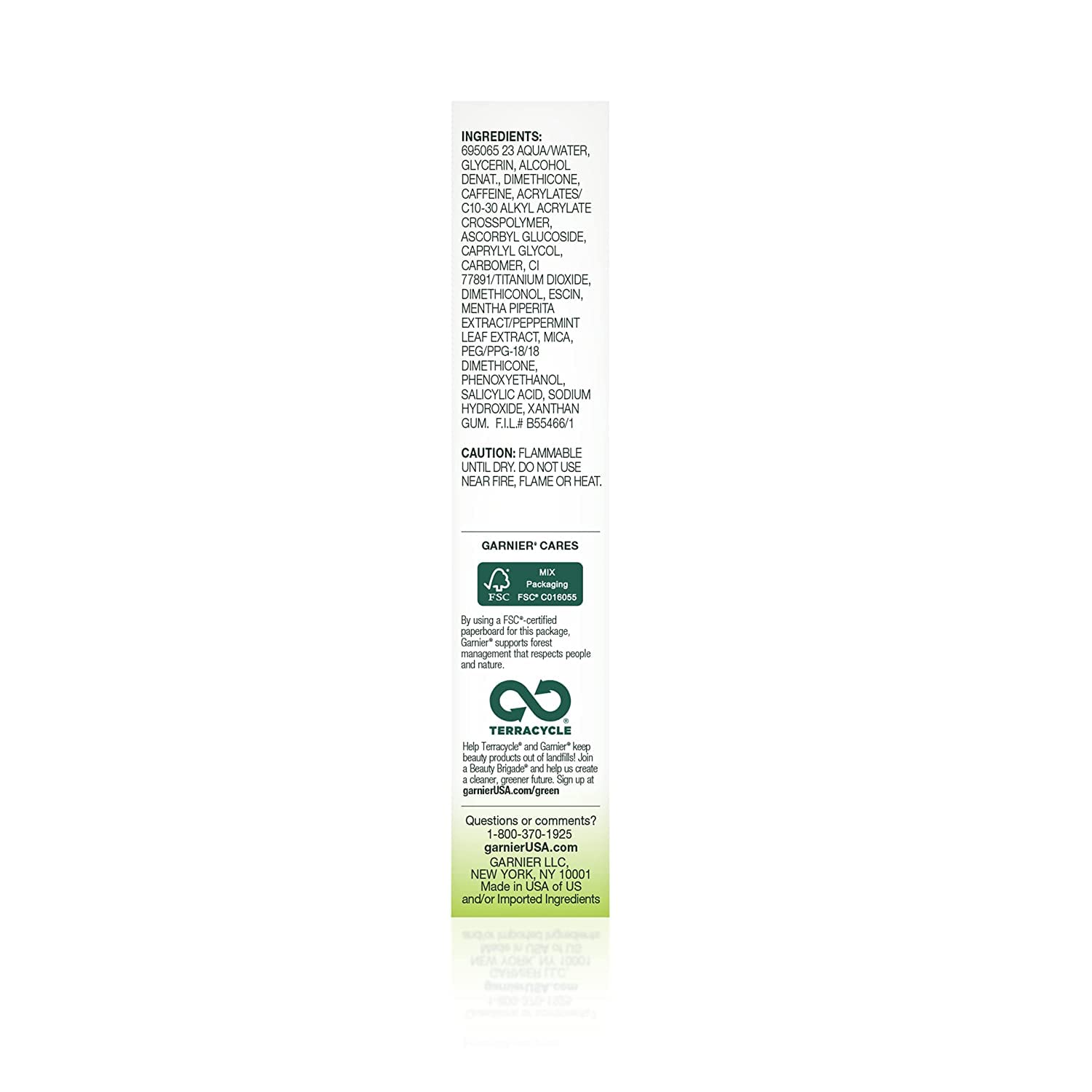 Rouleau Yeux Hydratant Garnier SkinActive: convient aux peaux sensibles.