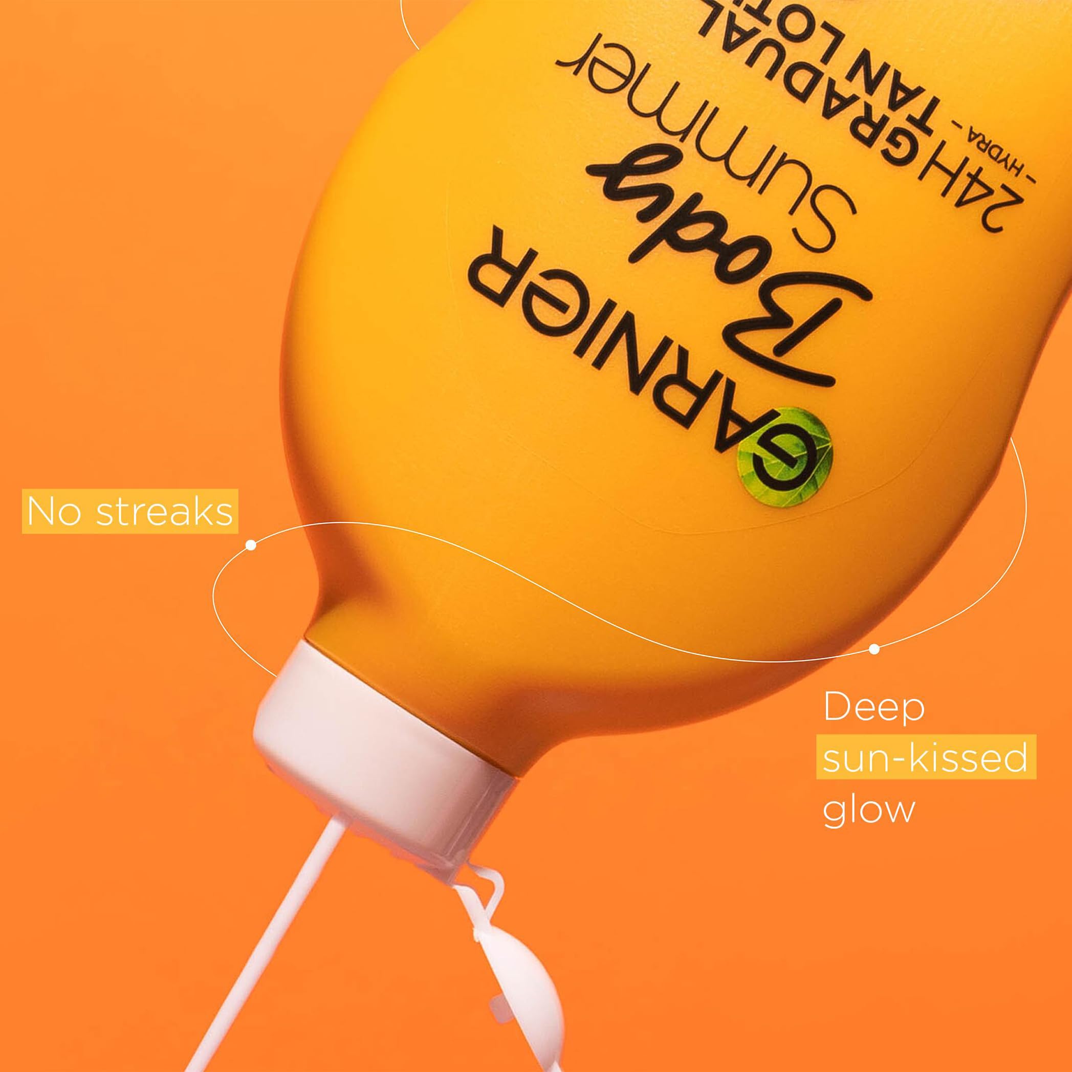 Peau nourrie et douce après Garnier Summer Body grâce à une hydratation durable