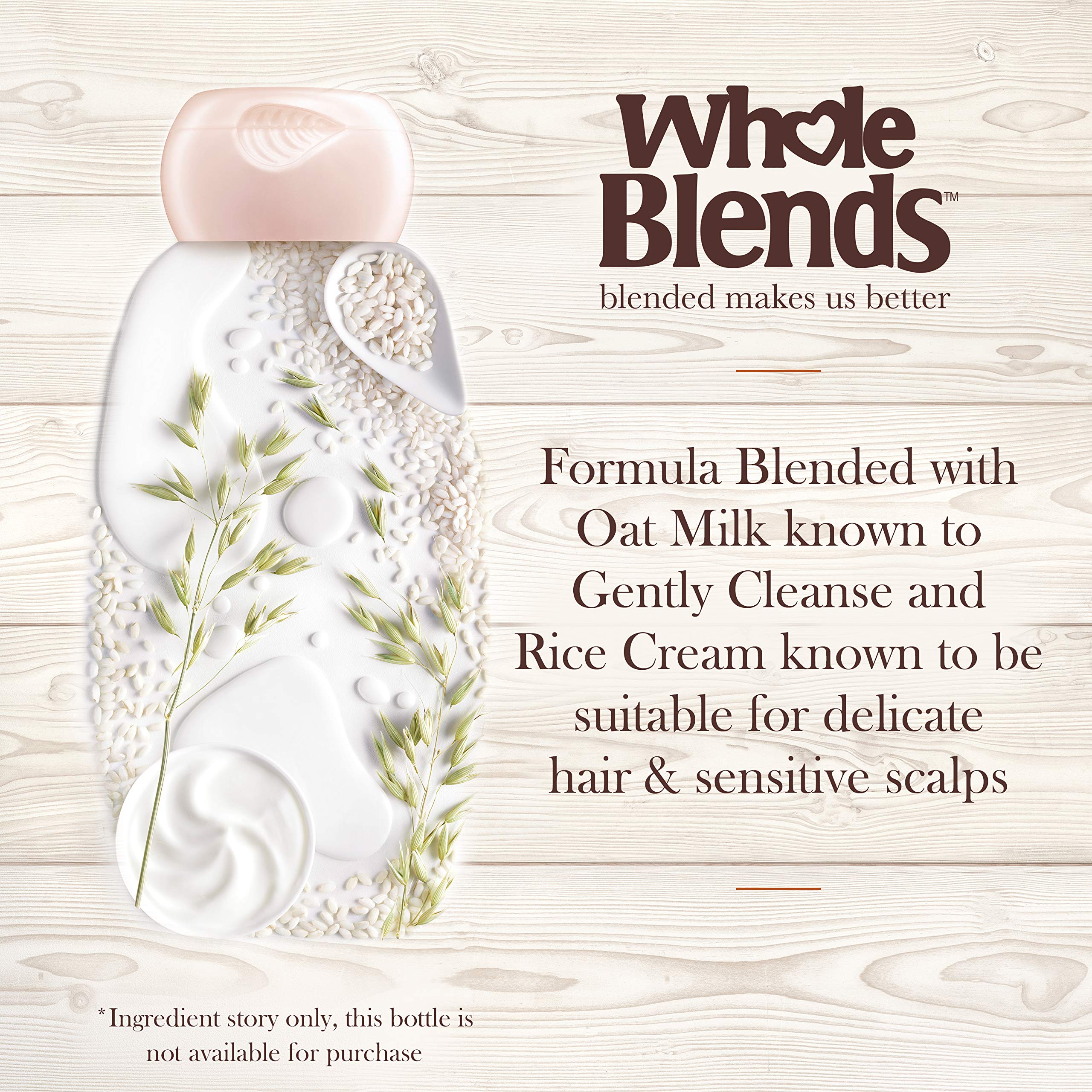 Garnier Whole Blends Shampoing mousse douceur — soin léger pour cheveux délicats