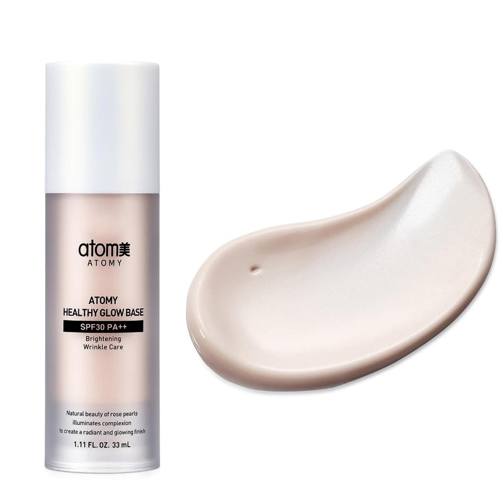 GASHINA STORY Atomy Healthy Glow Base – application facile sur le visage pour un rendu homogène.