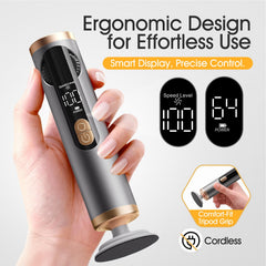 Affichage LED clair montrant vitesse et batterie pour une utilisation précise.