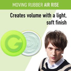 Appliquer Gatsby Air Rise sur les cheveux pour un style contrôlé.