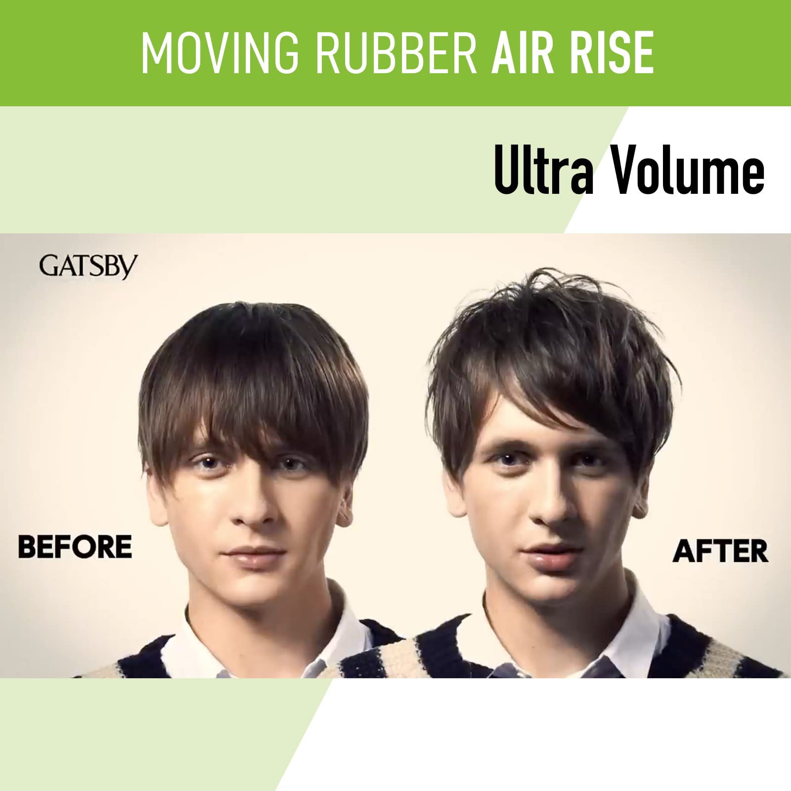Coiffure volumineuse sans lourdeur grâce à Gatsby Air Rise.